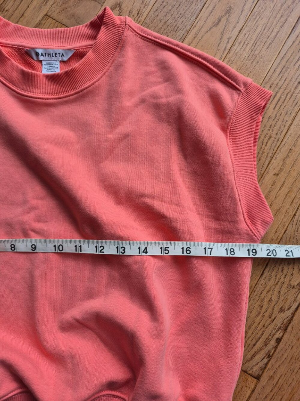 Athleta Heavyweight Terry Dolman Tee Mimosa Pink S - Picture 8 of 10